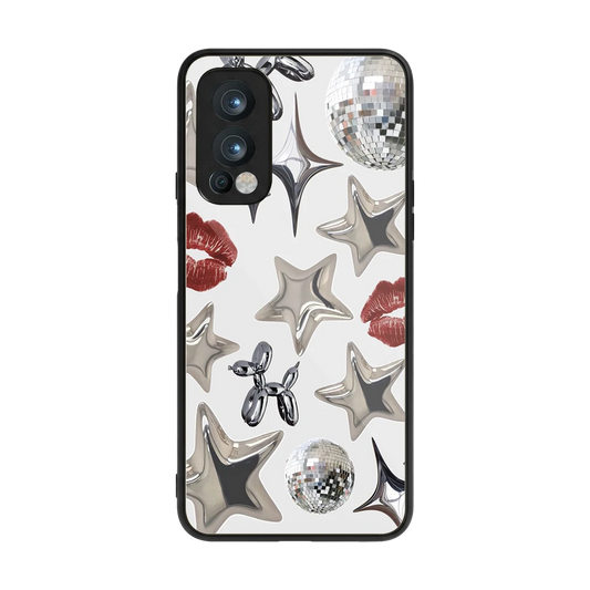 Disco Dreams back phone cover | glass case for oneplus nord 2