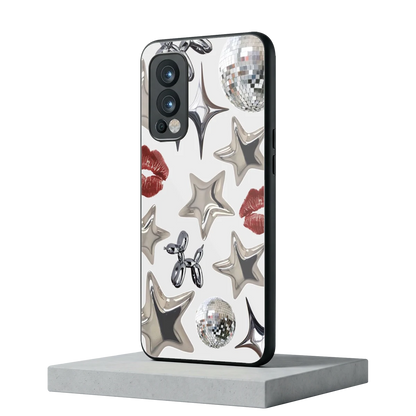 Disco Dreams oneplus nord 2 mobile cover | shockproof glass phone case