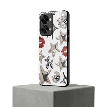 Disco Dreams oneplus nord 2t mobile cover | shockproof glass phone case