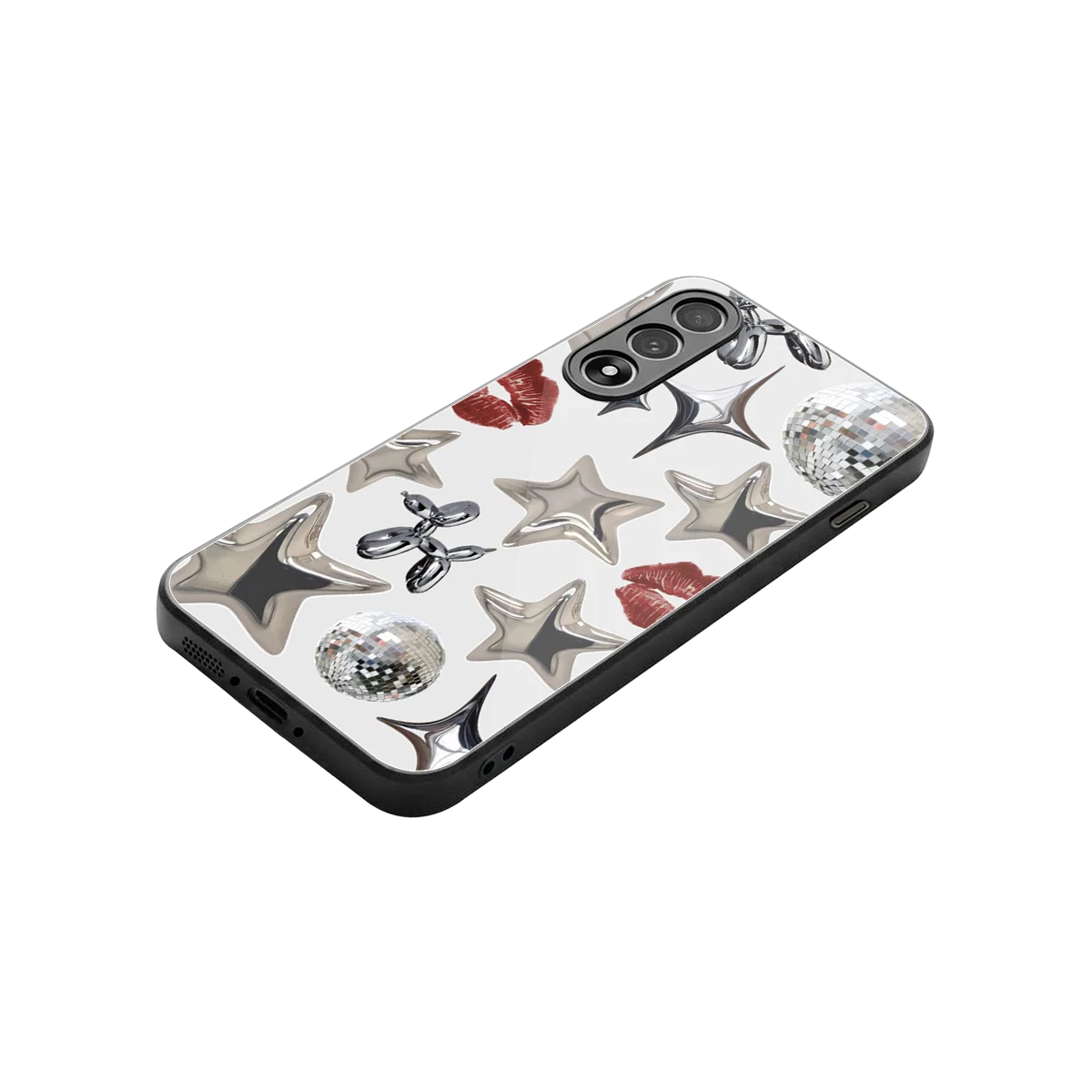 Disco Dreams stylish phone case for oneplus nord 5 | glossy glass and slim fit