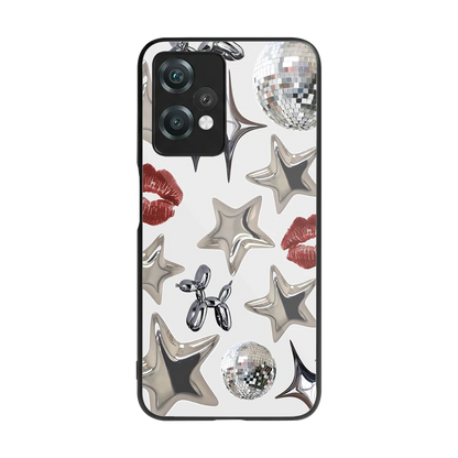 Disco Dreams back phone cover | glass case for oneplus nord ce 2 lite