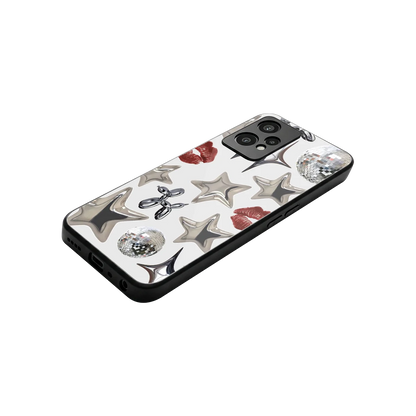 Disco Dreams stylish phone case for oneplus nord ce 2 lite | glossy glass and slim fit
