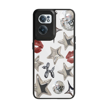 Disco Dreams back phone cover | glass case for oneplus nord ce 2