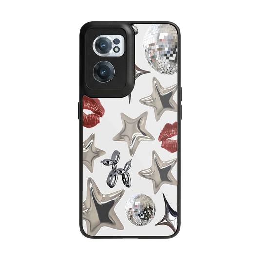 Disco Dreams back phone cover | glass case for oneplus nord ce 2