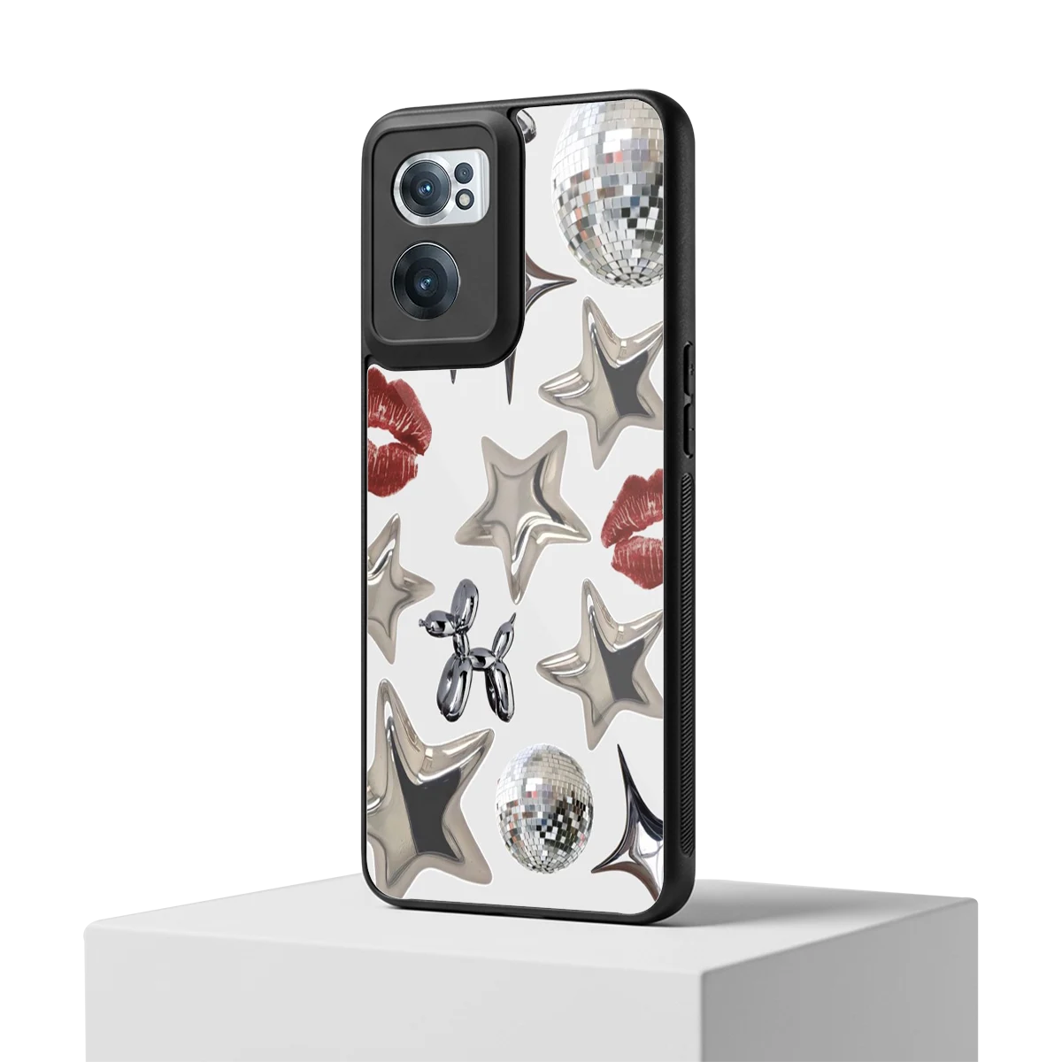 Disco Dreams oneplus nord ce 2 mobile cover | shockproof glass phone case