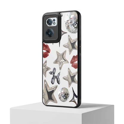 Disco Dreams oneplus nord ce 2 mobile cover | shockproof glass phone case