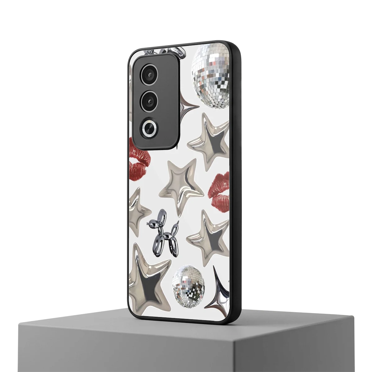 Disco Dreams oppo a3 pro mobile cover | shockproof glass phone case