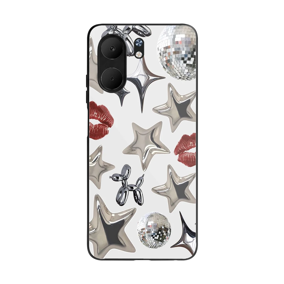 Disco Dreams back phone cover | glass case for oppo a5x 5g