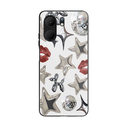 Disco Dreams back phone cover | glass case for oppo a5x 5g