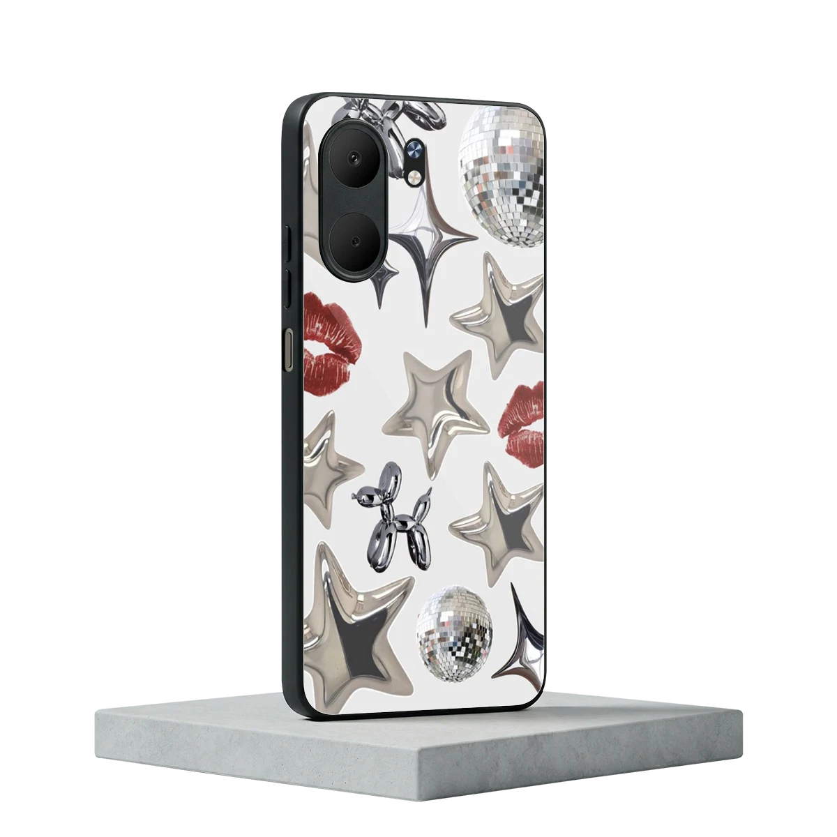 Disco Dreams oppo a5x 5g mobile cover | shockproof glass phone case