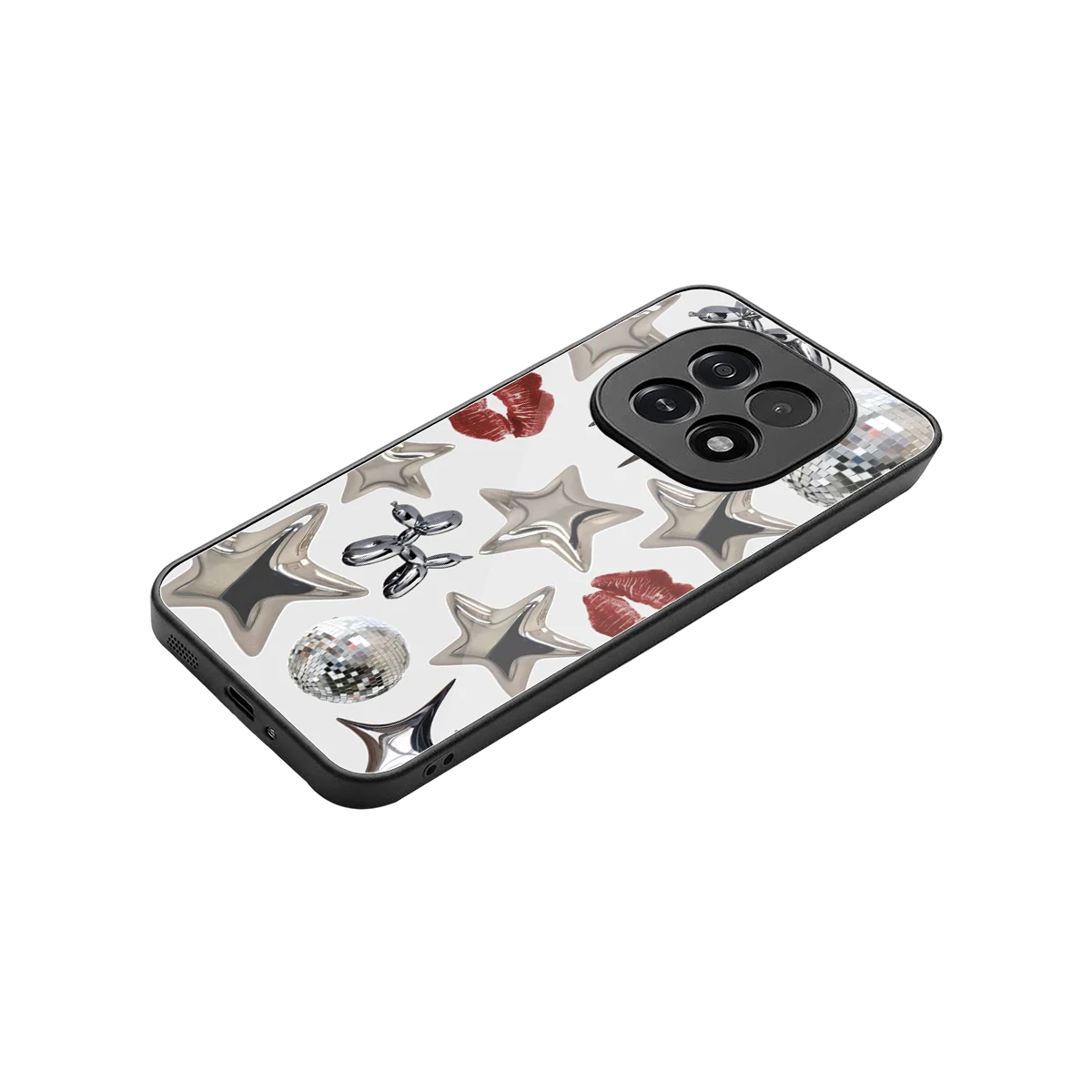 Disco Dreams stylish phone case for oppo f29 5g | glossy glass and slim fit