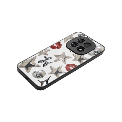 Disco Dreams stylish phone case for oppo f29 5g | glossy glass and slim fit