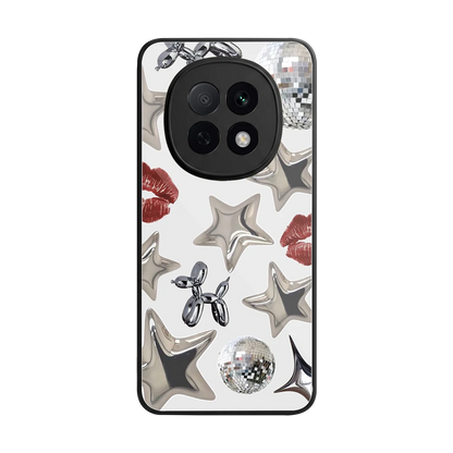 Disco Dreams back phone cover | glass case for oppo f29 pro 5g