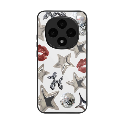 Disco Dreams back phone cover | glass case for oppo f31 pro 5g