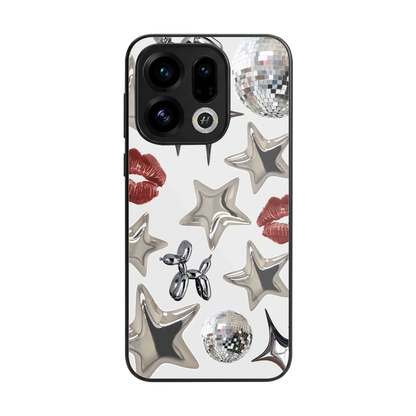 Disco Dreams back phone cover | glass case for oppo find x9