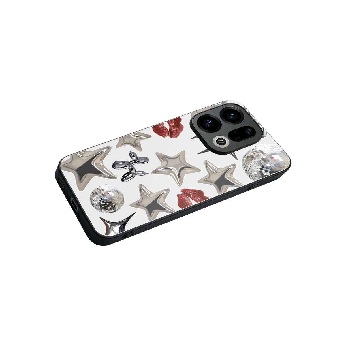 Disco Dreams stylish phone case for oppo find x9 | glossy glass and slim fit