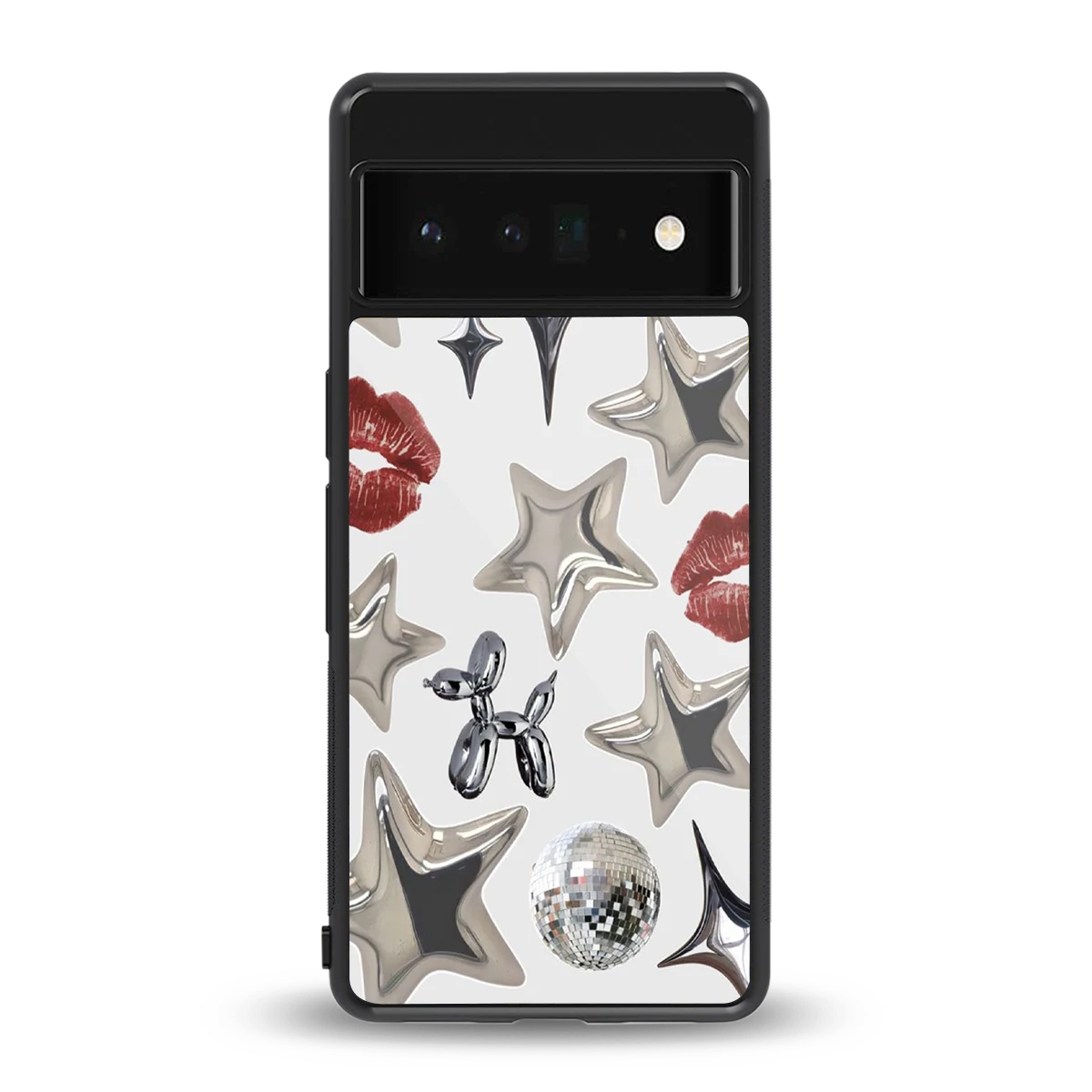 Disco Dreams back phone cover | glass case for google pixel 6 pro