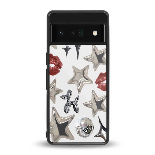 Disco Dreams back phone cover | glass case for google pixel 6 pro