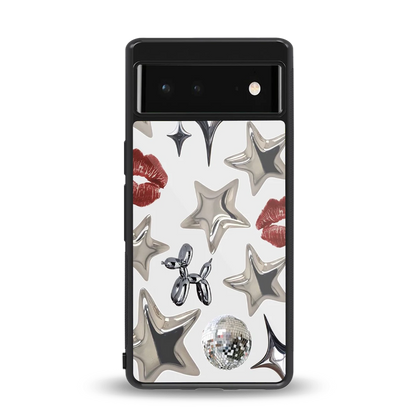 Disco Dreams back phone cover | glass case for google pixel 6