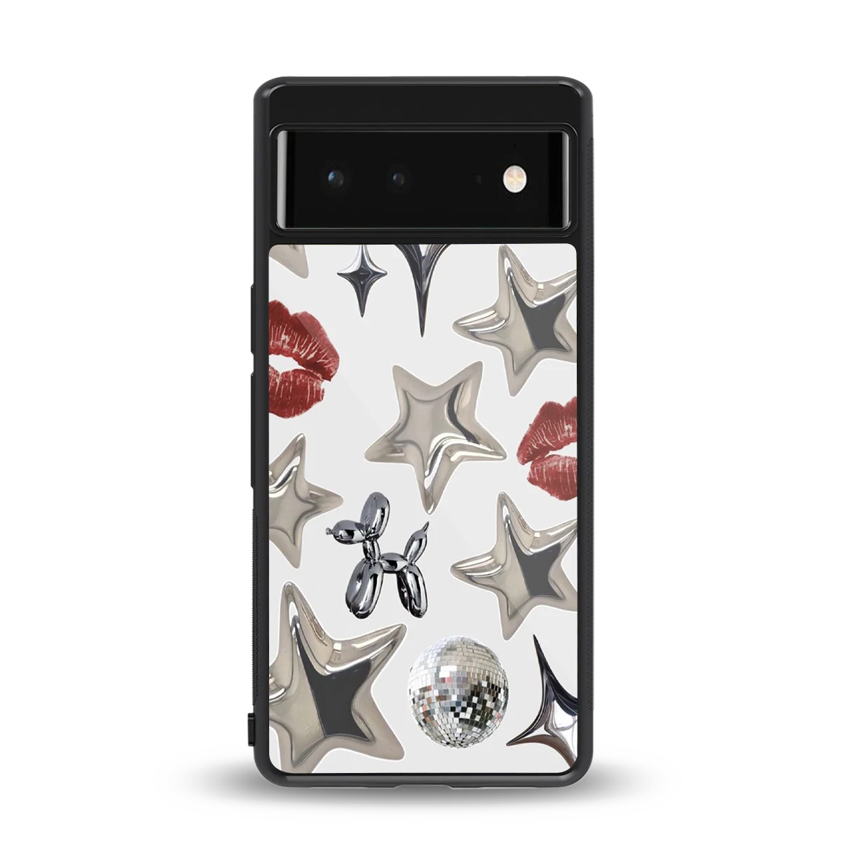 Disco Dreams back phone cover | glass case for google pixel 6a
