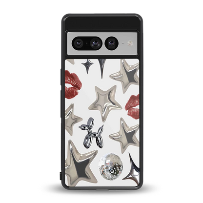 Disco Dreams back phone cover | glass case for google pixel 7 pro