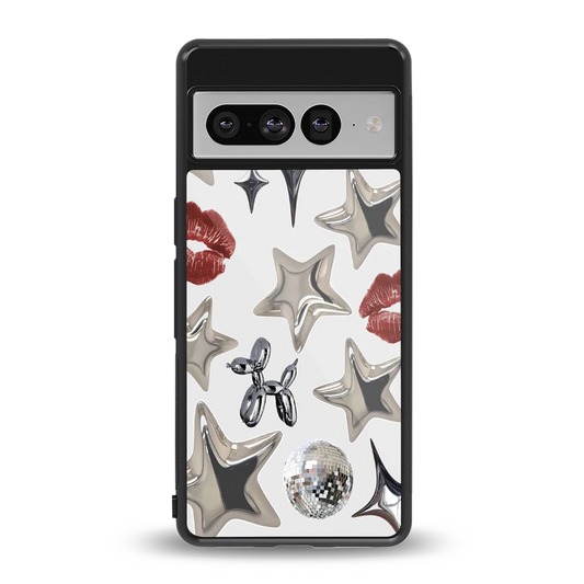Disco Dreams back phone cover | glass case for google pixel 7 pro