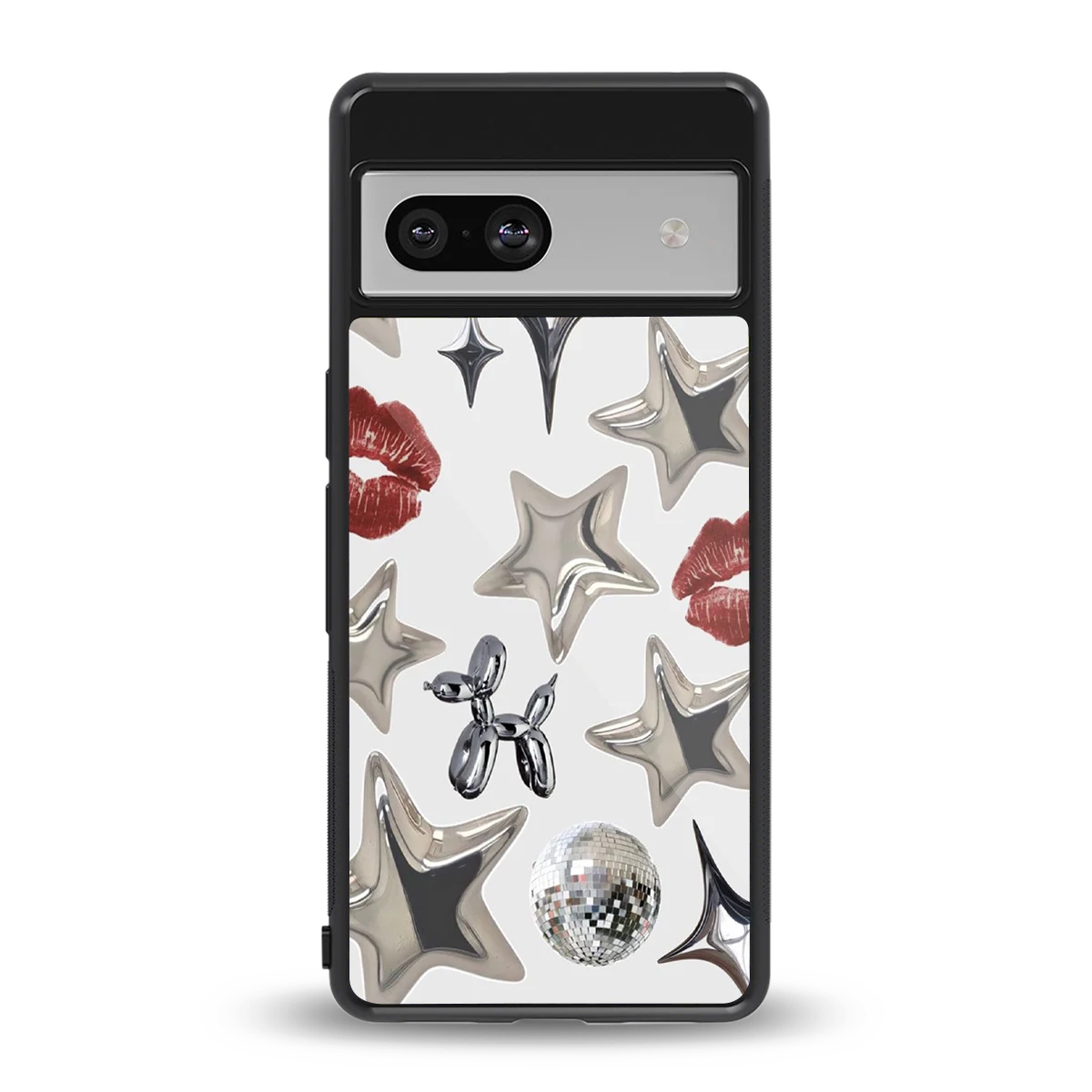 Disco Dreams back phone cover | glass case for google pixel 7a