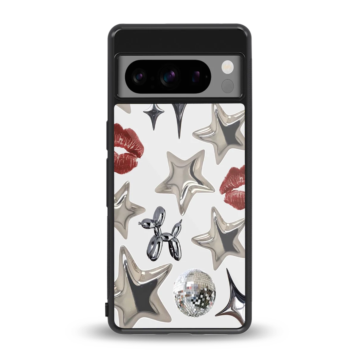 Disco Dreams back phone cover | glass case for google pixel 8 pro
