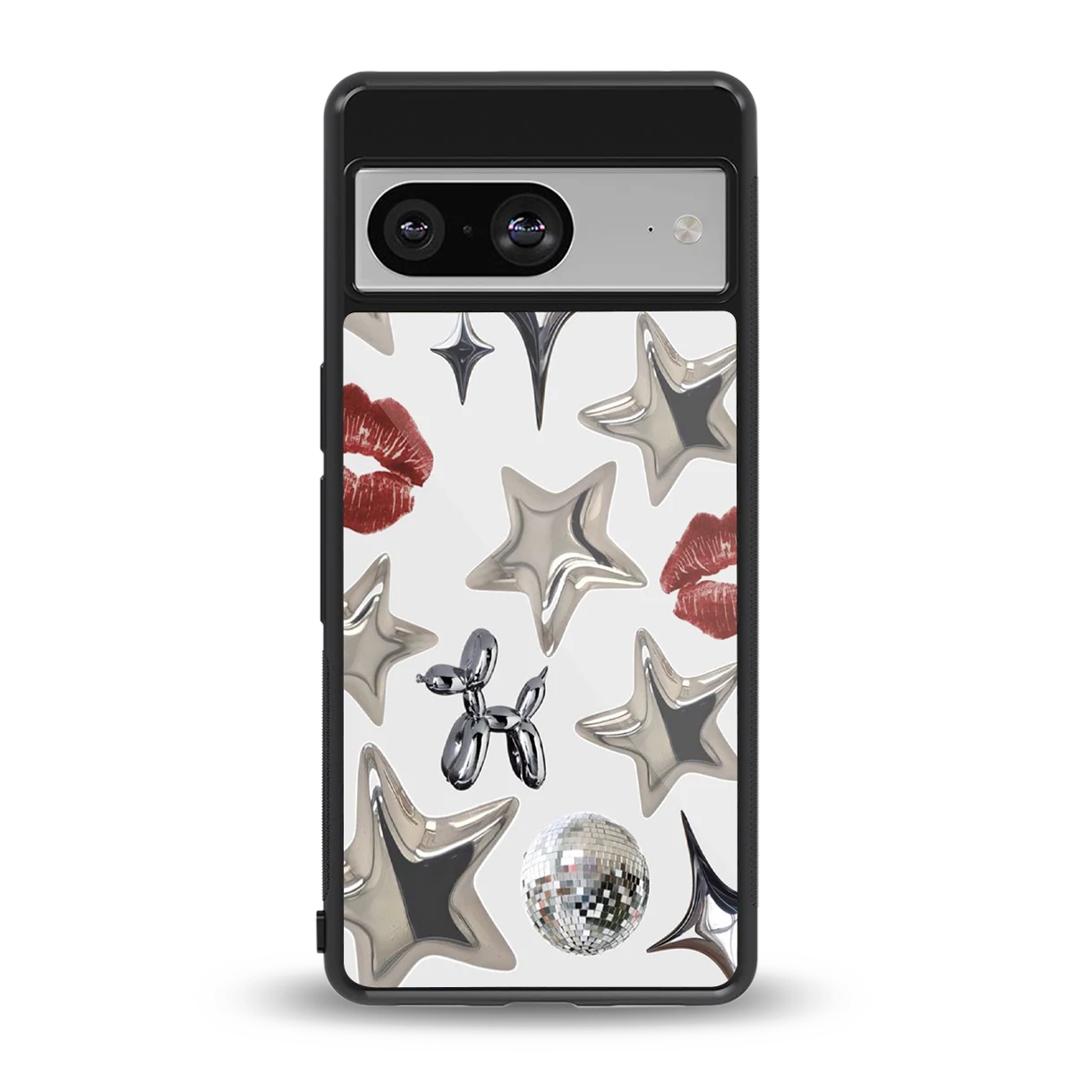 Disco Dreams back phone cover | glass case for google pixel 8