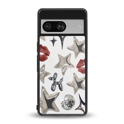 Disco Dreams back phone cover | glass case for google pixel 8