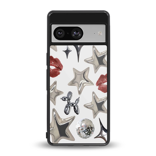 Disco Dreams back phone cover | glass case for google pixel 8