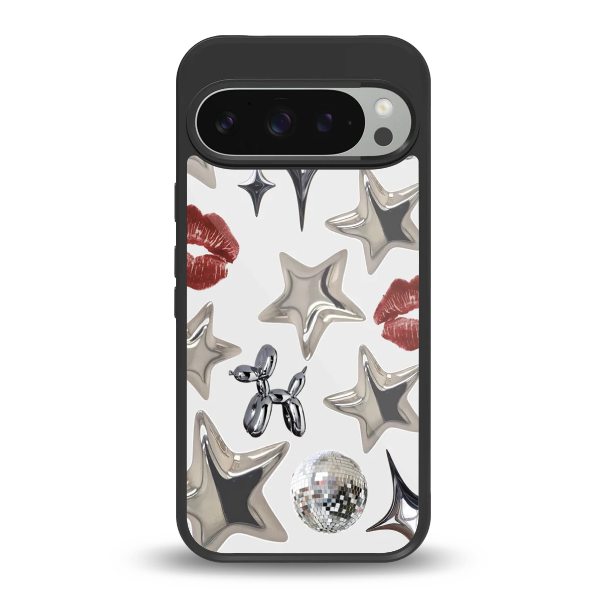 Disco Dreams back phone cover | glass case for google pixel 9 pro xl