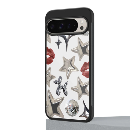 Disco Dreams google pixel 9 pro mobile cover | shockproof glass phone case