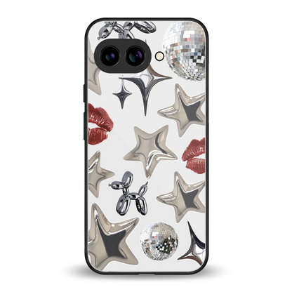 Disco Dreams back phone cover | glass case for google pixel 10a
