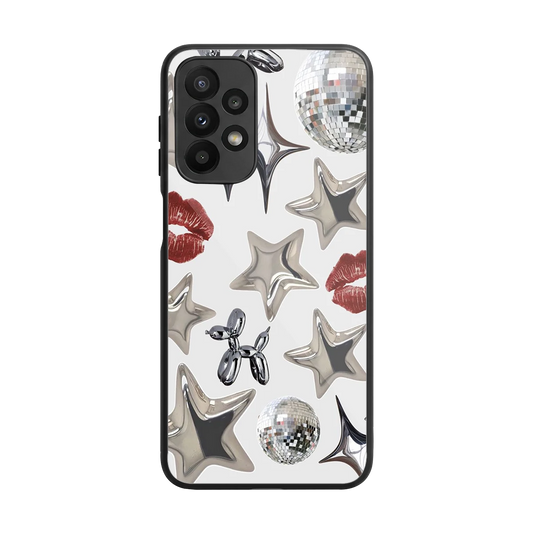 Disco Dreams back phone cover | glass case for samsung galaxy a23