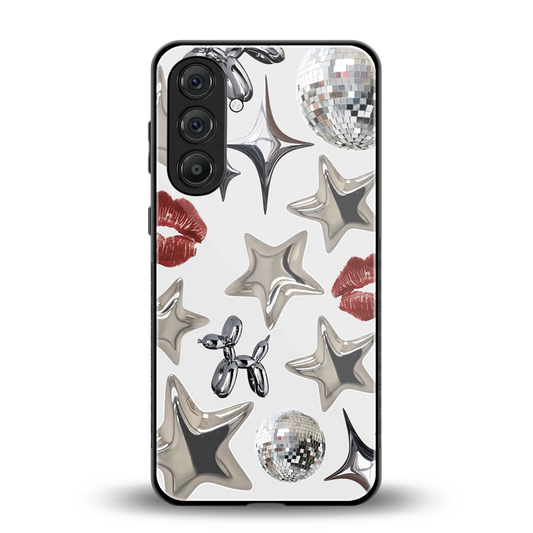 Disco Dreams back phone cover | glass case for samsung galaxy a36 5g