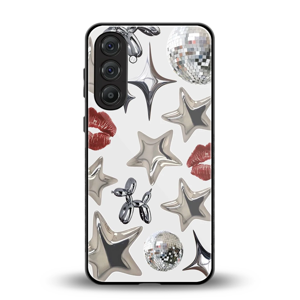 Disco Dreams back phone cover | glass case for samsung galaxy m16 5g