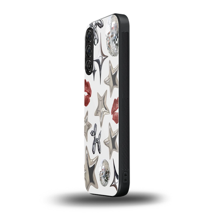 Disco Dreams samsung galaxy m36 5g mobile cover | shockproof glass phone case