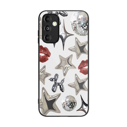 Disco Dreams back phone cover | glass case for samsung galaxy m14 5g