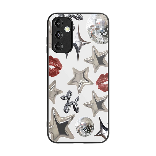 Disco Dreams back phone cover | glass case for samsung galaxy m14 5g