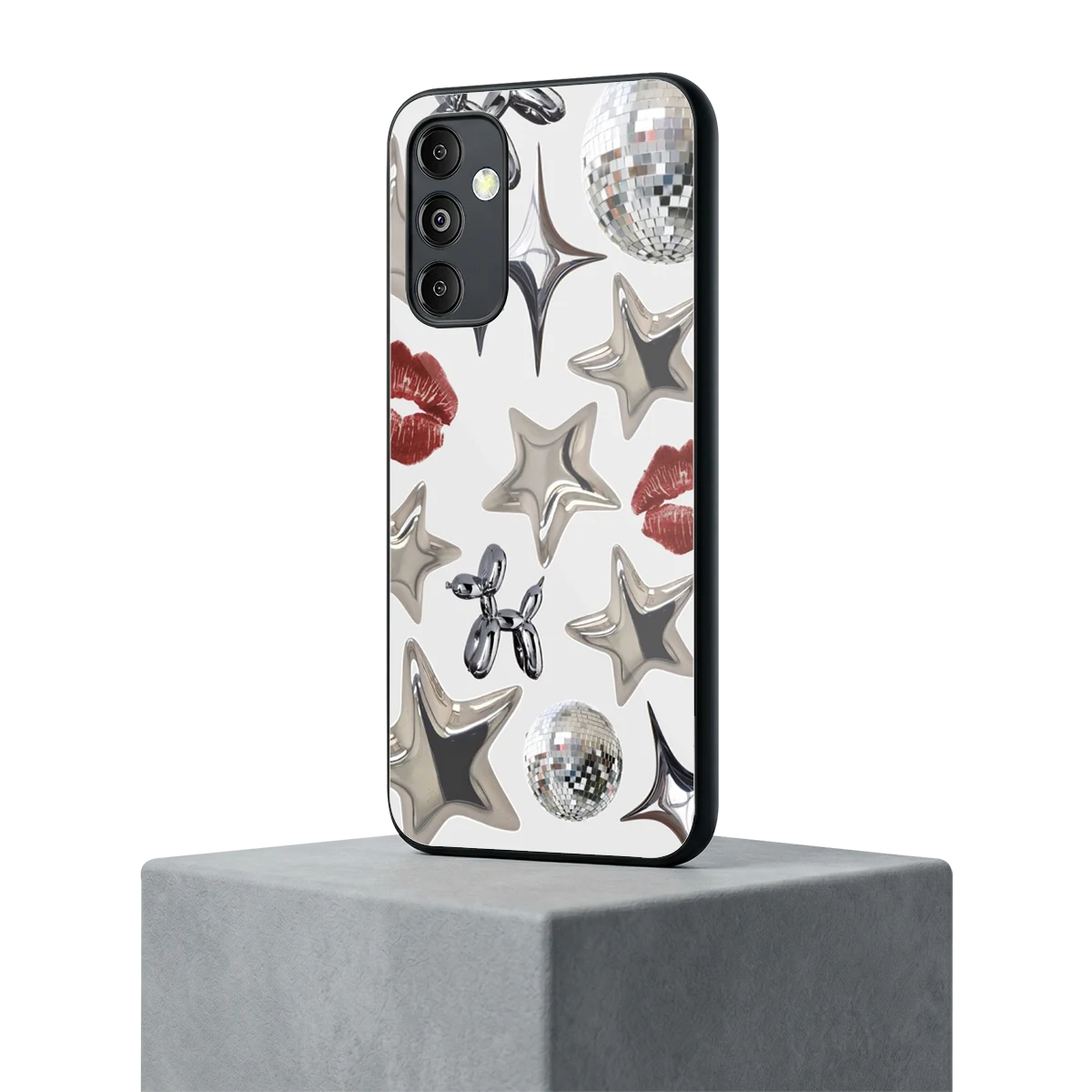 Disco Dreams samsung galaxy m14 5g mobile cover | shockproof glass phone case