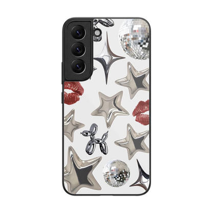 Disco Dreams back phone cover | glass case for samsung galaxy s22