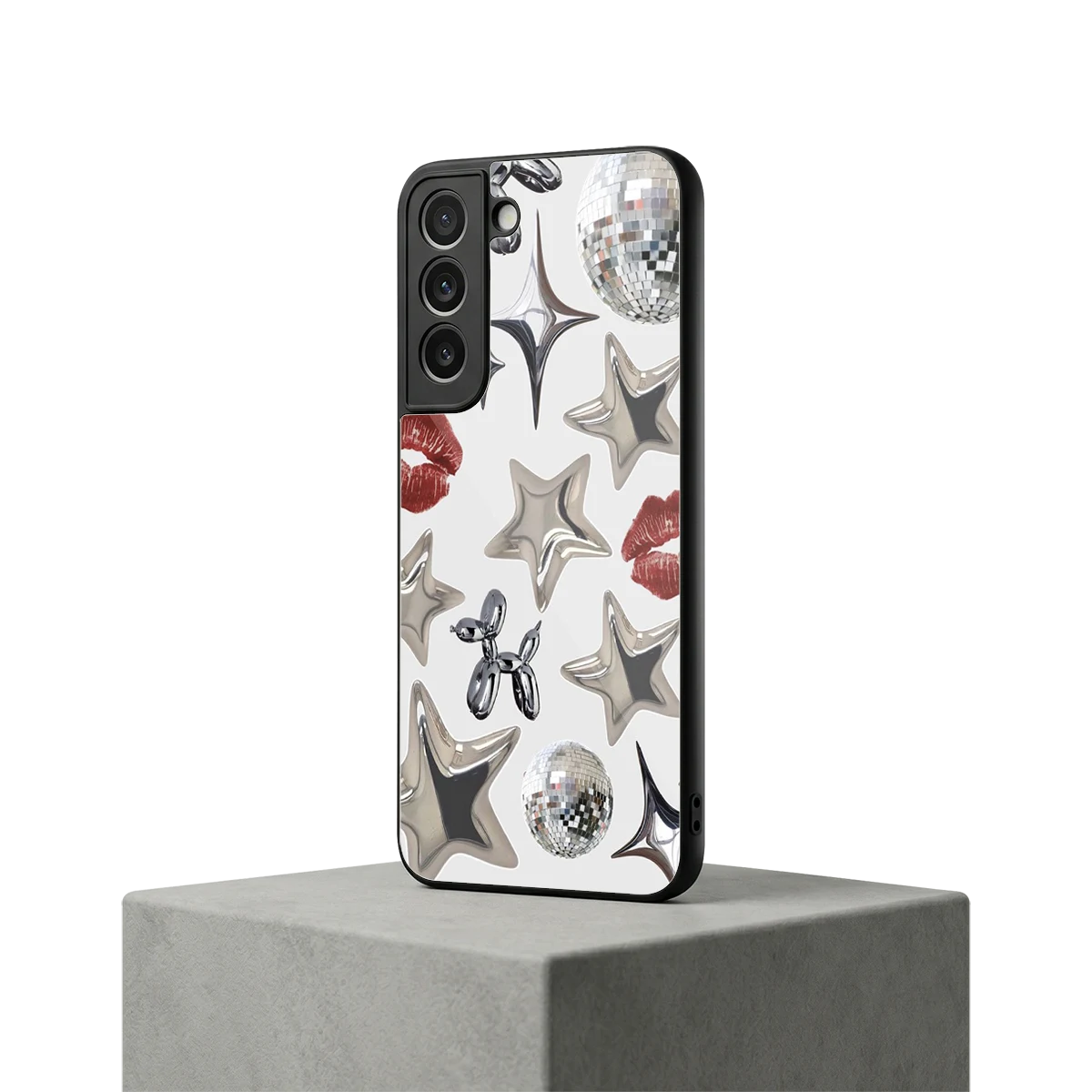 Disco Dreams samsung galaxy s22 mobile cover | shockproof glass phone case