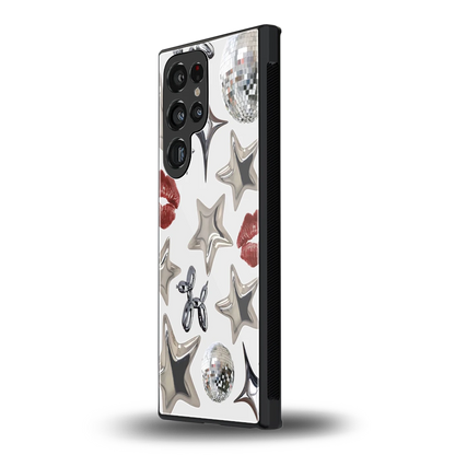 Disco Dreams samsung galaxy s23 ultra mobile cover | shockproof glass phone case