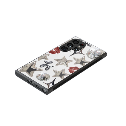 Disco Dreams stylish phone case for samsung galaxy s23 ultra | glossy glass and slim fit