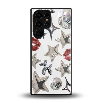 Disco Dreams back phone cover | glass case for samsung galaxy s25 ultra