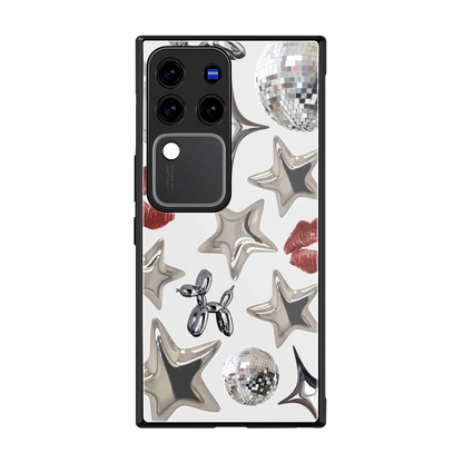 Disco Dreams back phone cover | glass case forvivo v30 pro