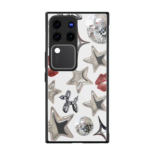Disco Dreams back phone cover | glass case forvivo v30 pro