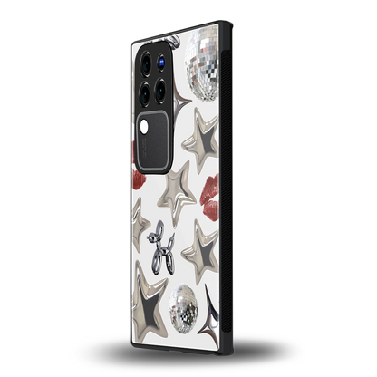 Disco Dreamsvivo v30 pro mobile cover | shockproof glass phone case