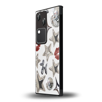 Disco Dreams vivo v30 mobile cover | shockproof glass phone case